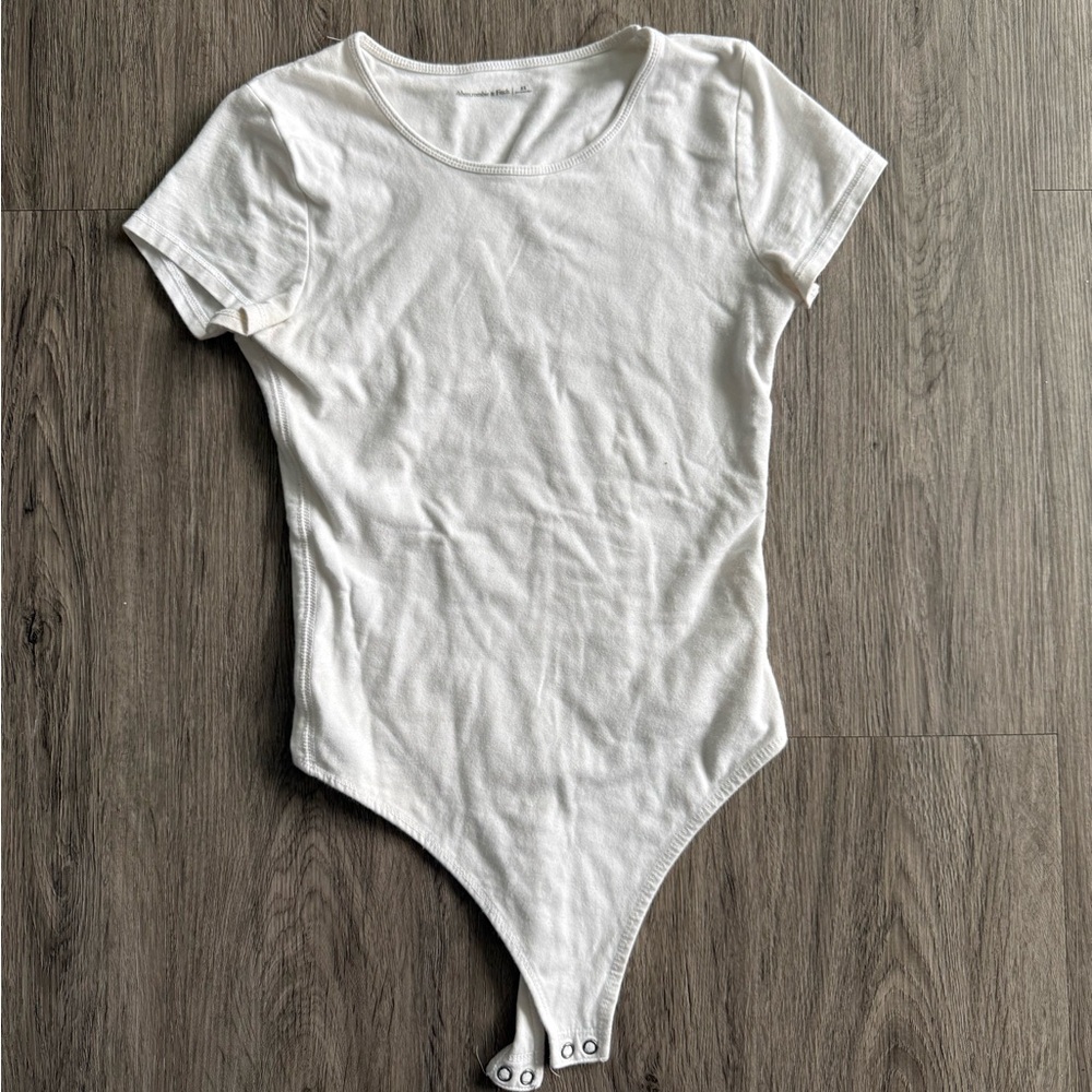 Abercrombie White Bodysuit